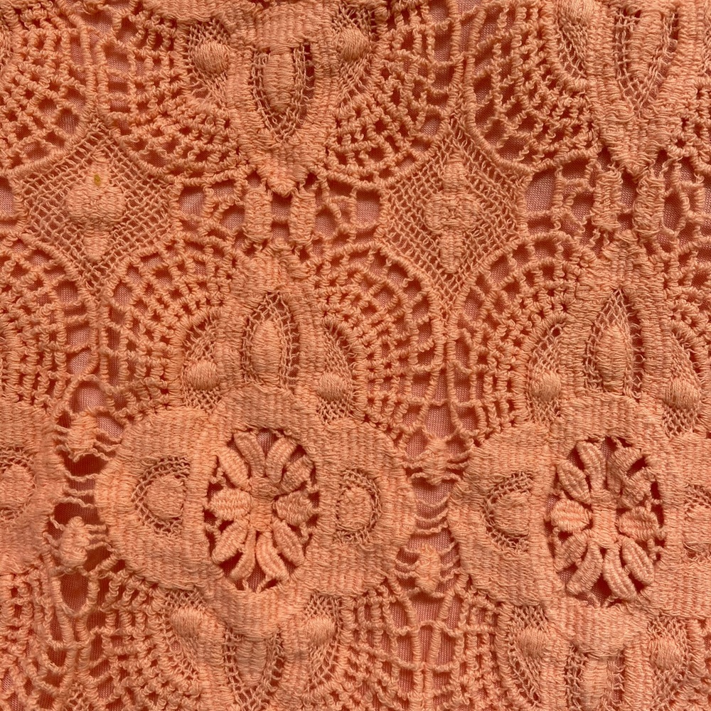 Coral lace top